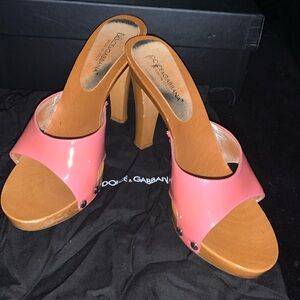 Dolce & Gabbana Designer Chunky Heel (Size 7)